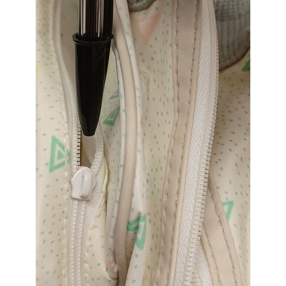 Vtg 1984 Cudlie Baby Over The Shoulder Diaper Bag Changing Pad 14"x10" Confetti - Picture 12 of 15